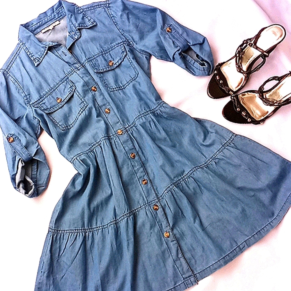 Speed Control Denim Dress